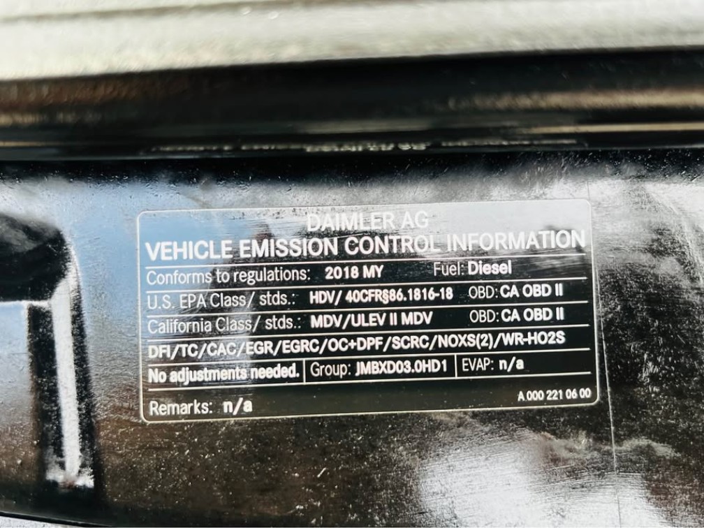 2018 Mercedes Benz Sprinter 2500 photo 9