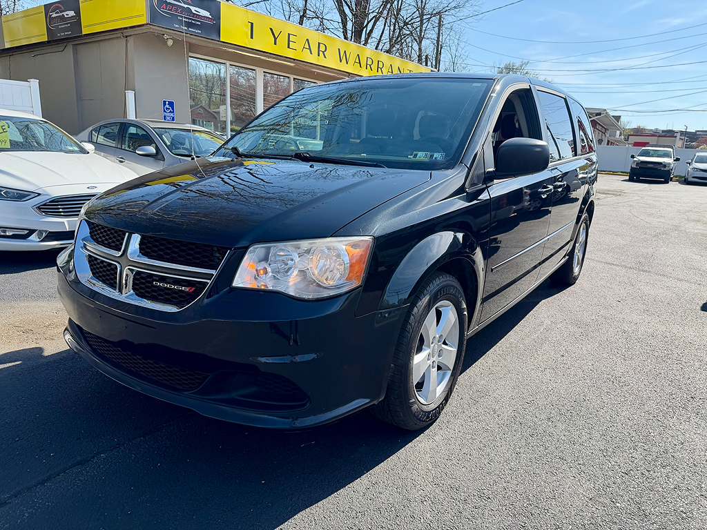 Black 2013 Dodge Grand Caravan SE FWD Minivan Front-Wheel Drive Automatic