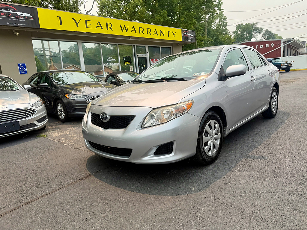 Silver 2010 Toyota Corolla Sedan Front-Wheel Drive Automatic